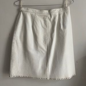 Vintage Leather Skirt